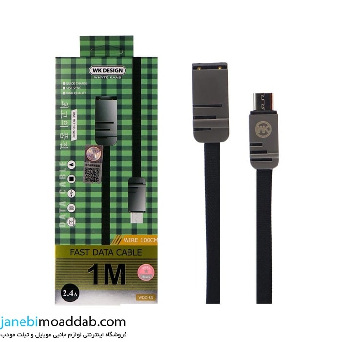 کابل شارژ میکرو یو اس بی WK WDC-83