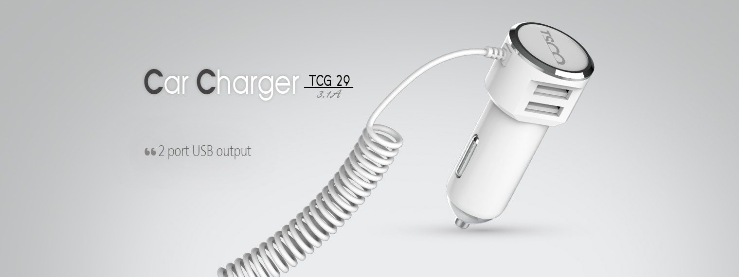 شارژر فندکی تسکو مدل TSCO TCG29