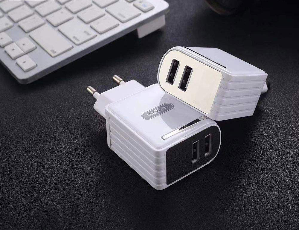 شارژر موبایل دو پورت ترانیو مدل tratyoo v2