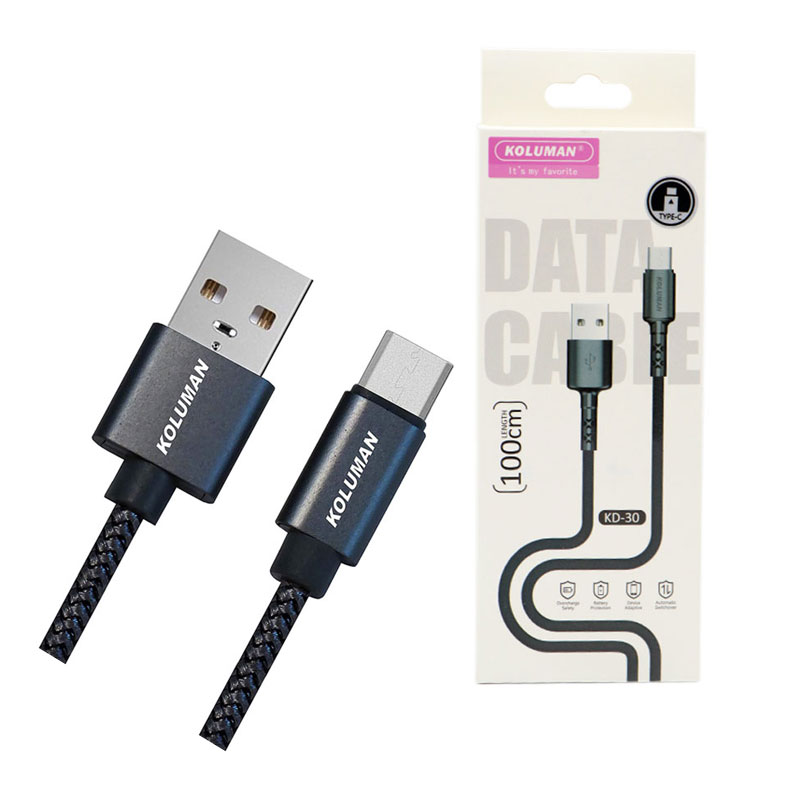 کابل شارژ و انتقال دیتا کلومن مدل KOLUMAN KD-30