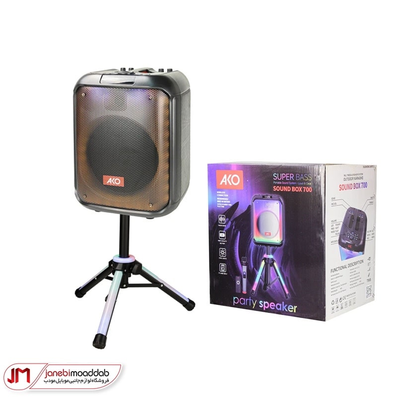 اسپیکر بلوتوثی AKO مدل BOX 700