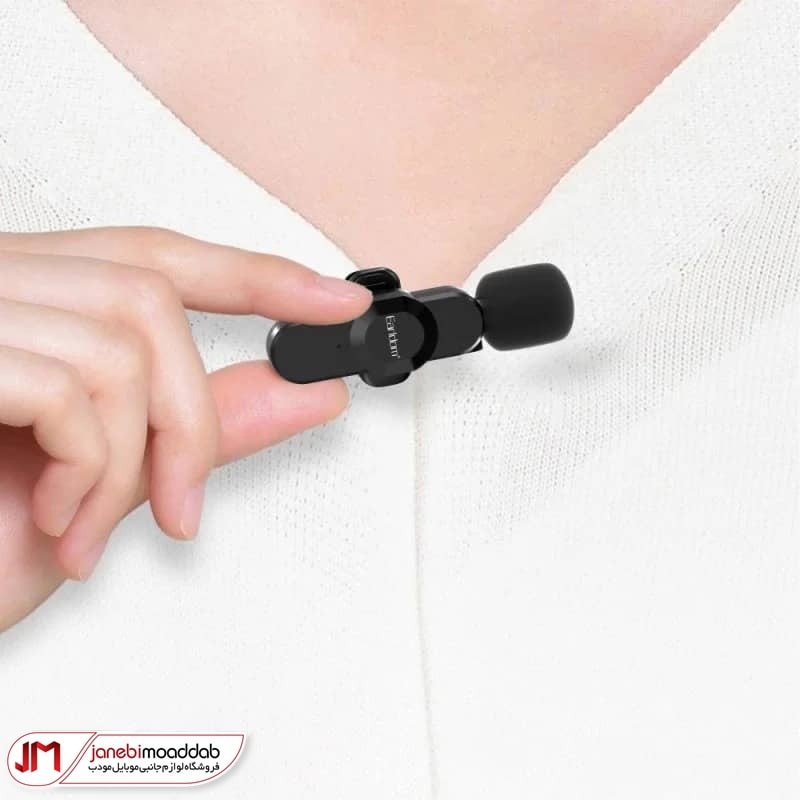 میکروفن یقه ای بیسیم ارلدام مدل ET-MC08C