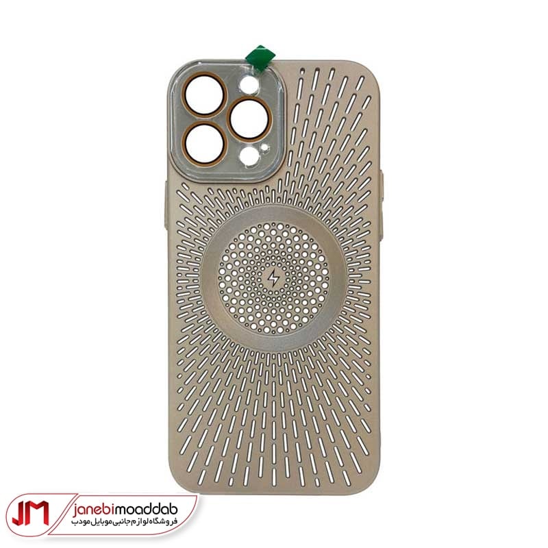 قاب گوشی آیفون 13 PRO MAXطرح مشبک مگ سیف دار