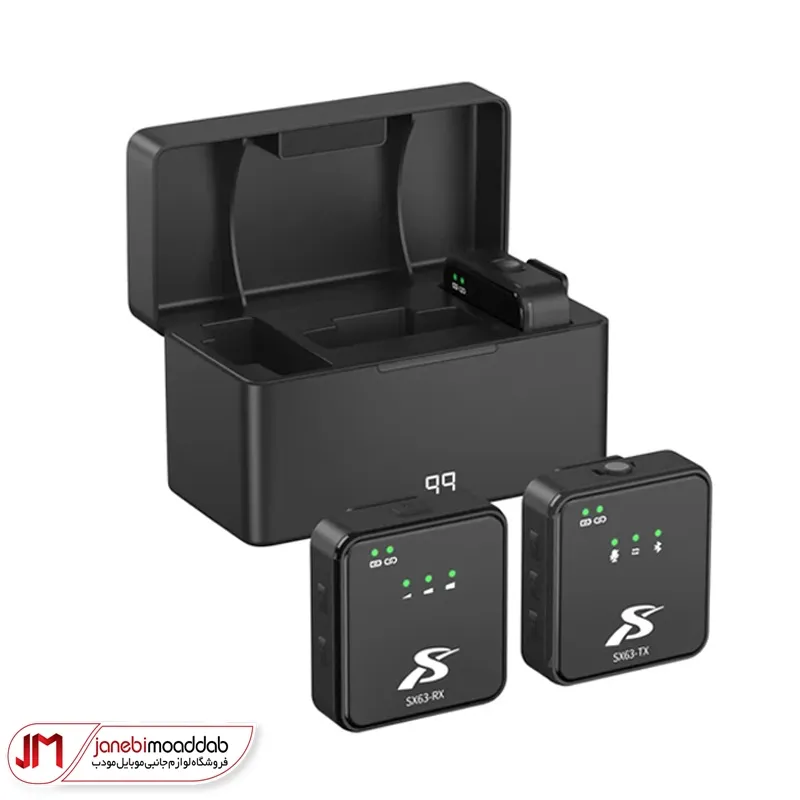 میکروفون یقه ای بی‌سیم دوکاربره مدل Sx-63