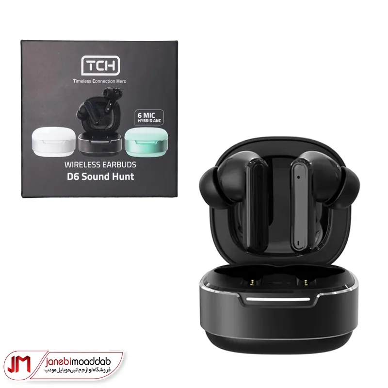 هندزفری بلوتوثی (ایرپاد) تی سی اچ مدل TCH D6 Sound Hunt