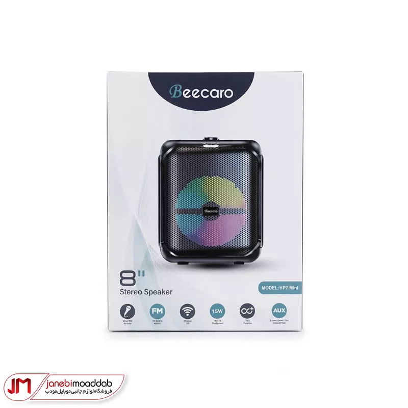 اسپیکر بلوتوثی قابل حمل بیکارو (Beecaro) مدل Kp7 mini