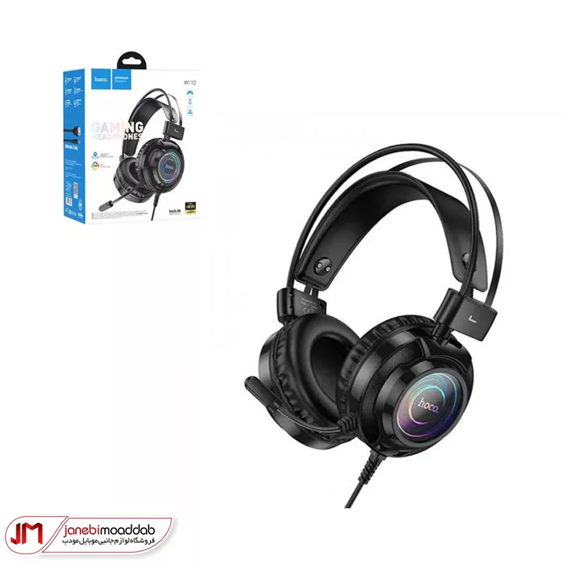 هدفون بلوتوثیر گیمینگ هوکو مدل Hoco W110
