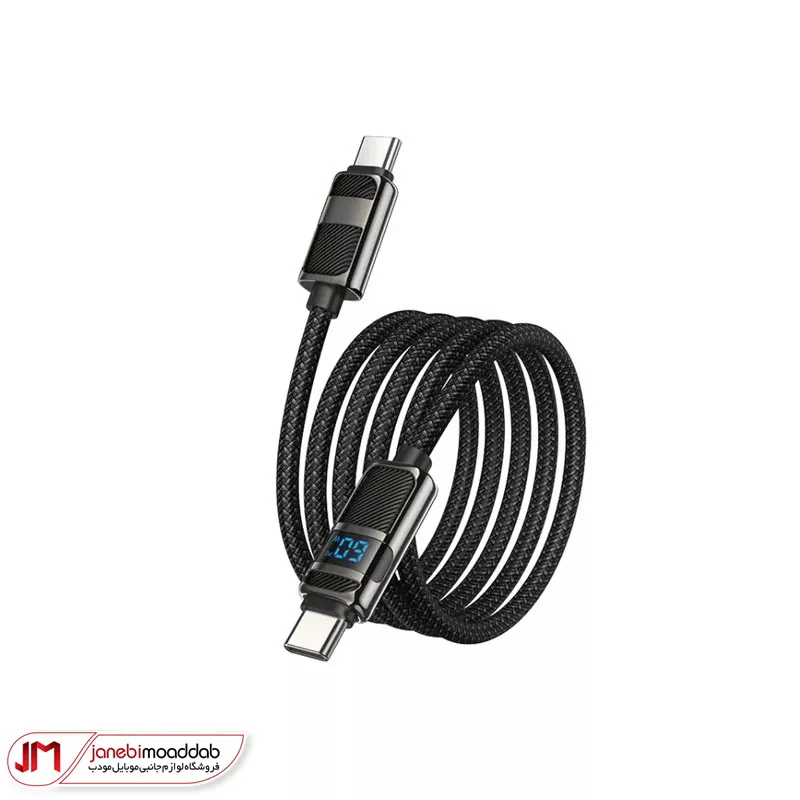 کابل شارژر دوسر تایپ سی 60w هوکو مدل Hoco U137
